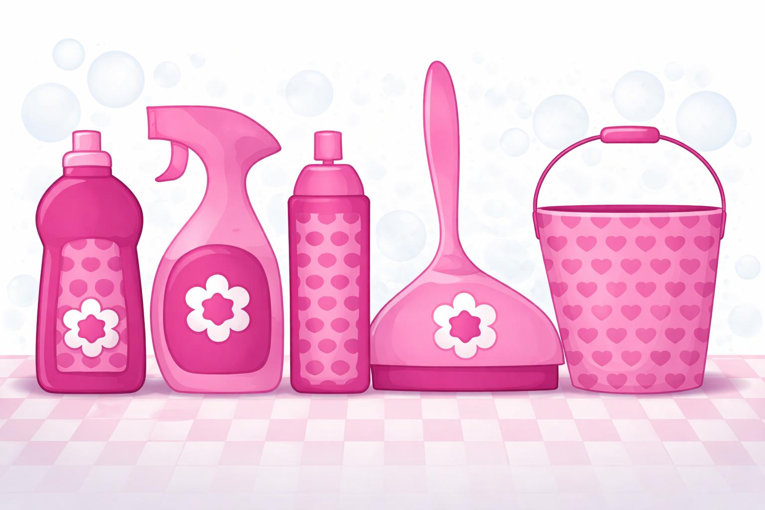 Professional cleaning supplies